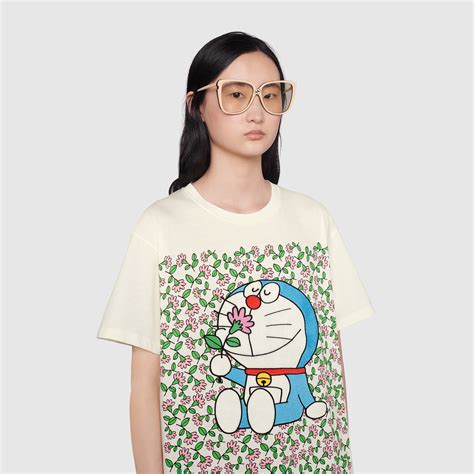 doraemon gucci t-shirt